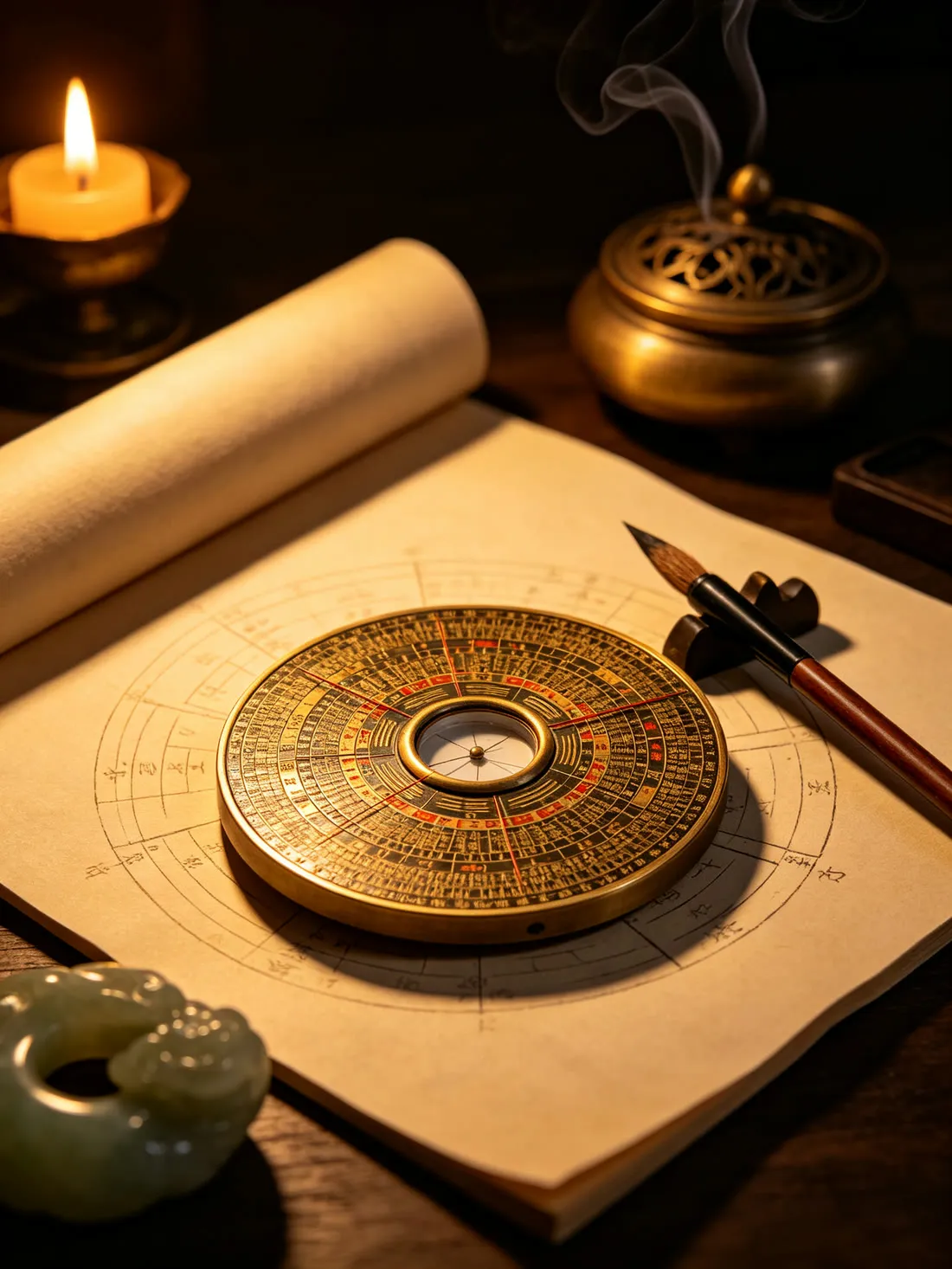 Celestial BaZi — traditional Chinese metaphysics illustration